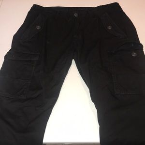 Black cargo pants, bought the wrong size.